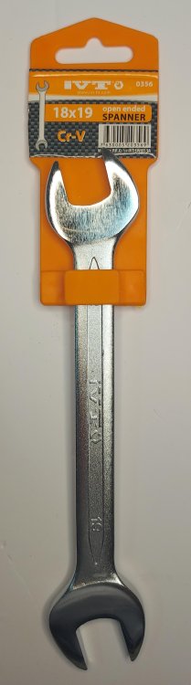 0356 Ключ плоский-двухсторонний 18x19