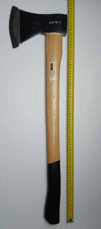 0628 Топор с деревянной ручкой 1250гр - Фото 2