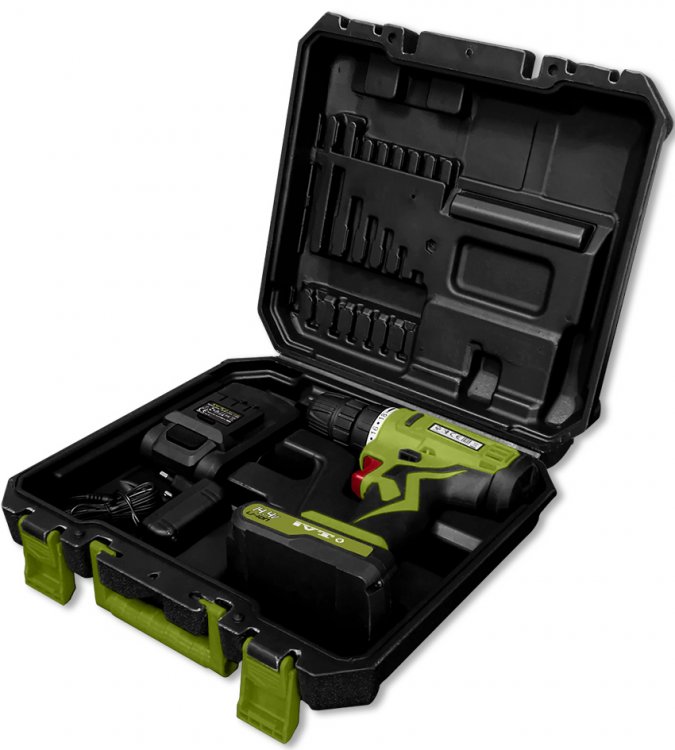CSD Li-14.4G BMC-RC Аккумуляторный шуруповерт в кейсе (2акб*1,5Ач)