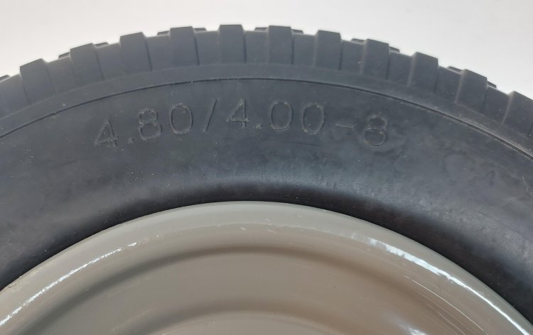 4232 колесо каучуковое без камерное  16*4.00-8/12 мм - Фото 2